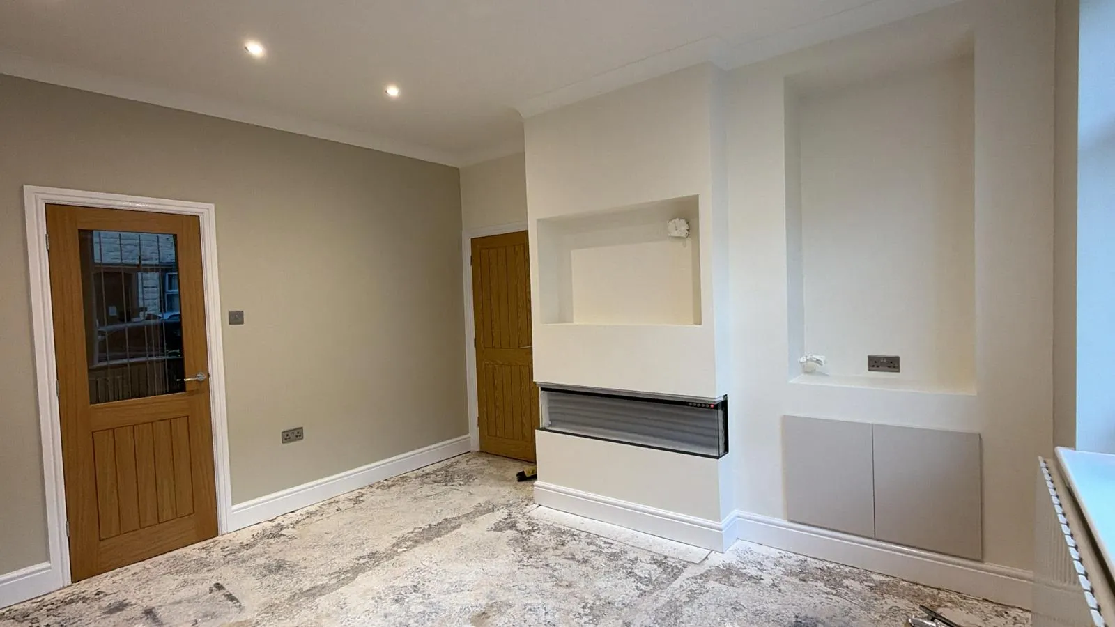 Living room: after