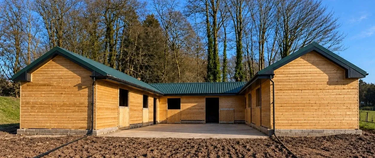 Equestrian Stables Rebuild: the finished work